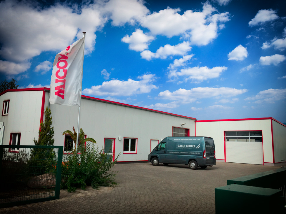 Galle Alutec Firmengebäude in Beeskow